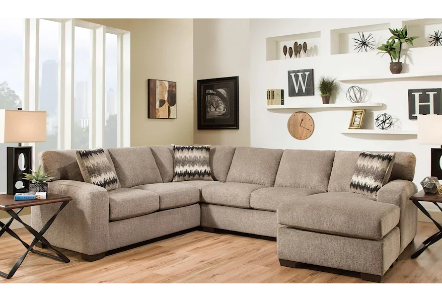 5250 Sectional Sofa - Seats 5 by Peak Living at Prime Brothers Furniture