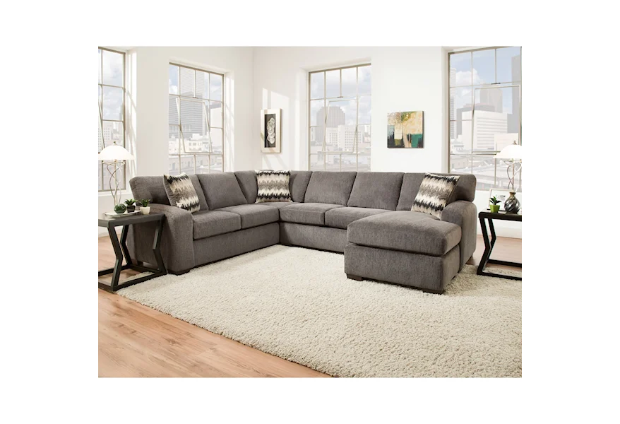 5250 Sectional Sofa - Seats 5 by Peak Living at VanDrie Home Furnishings