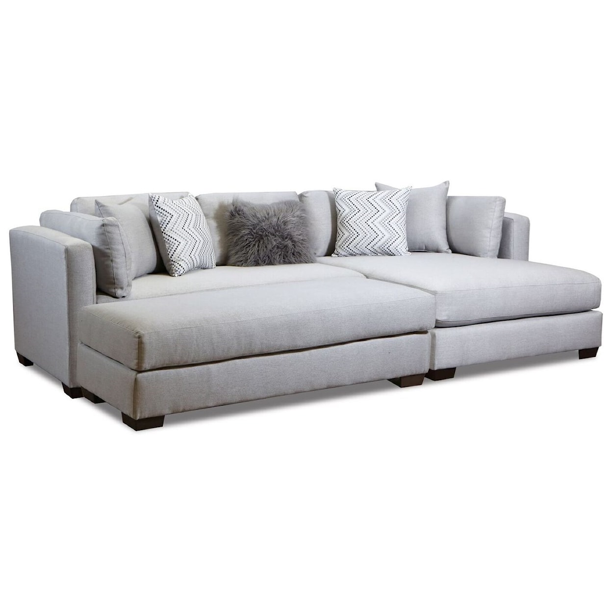 Peak Living 5500 Chaise-Inspired Sectional Sofa