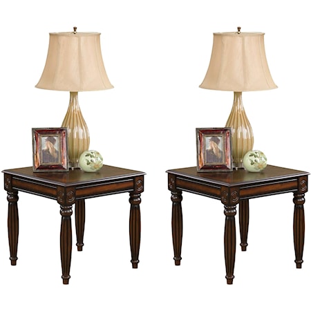 2 Pack End Table