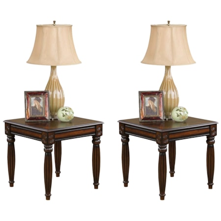 2 Pack End Table