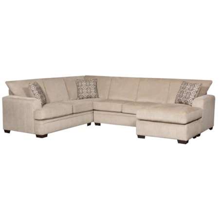 Sectional Sofa with Right Side Chaise