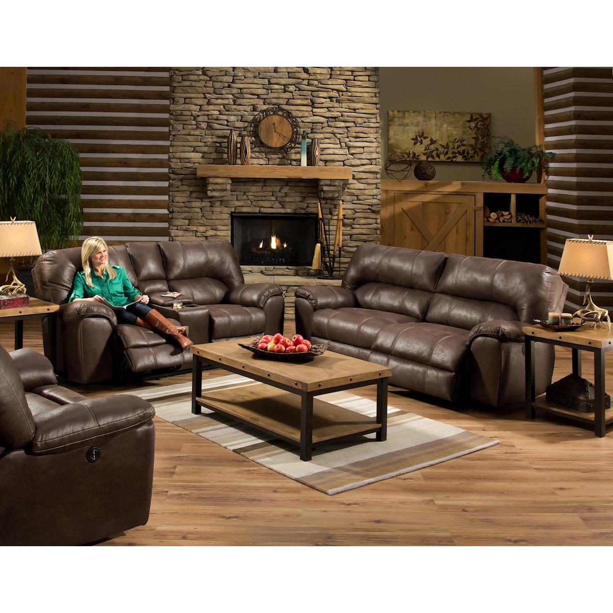 Peak Living AF740 Reclining Loveseat