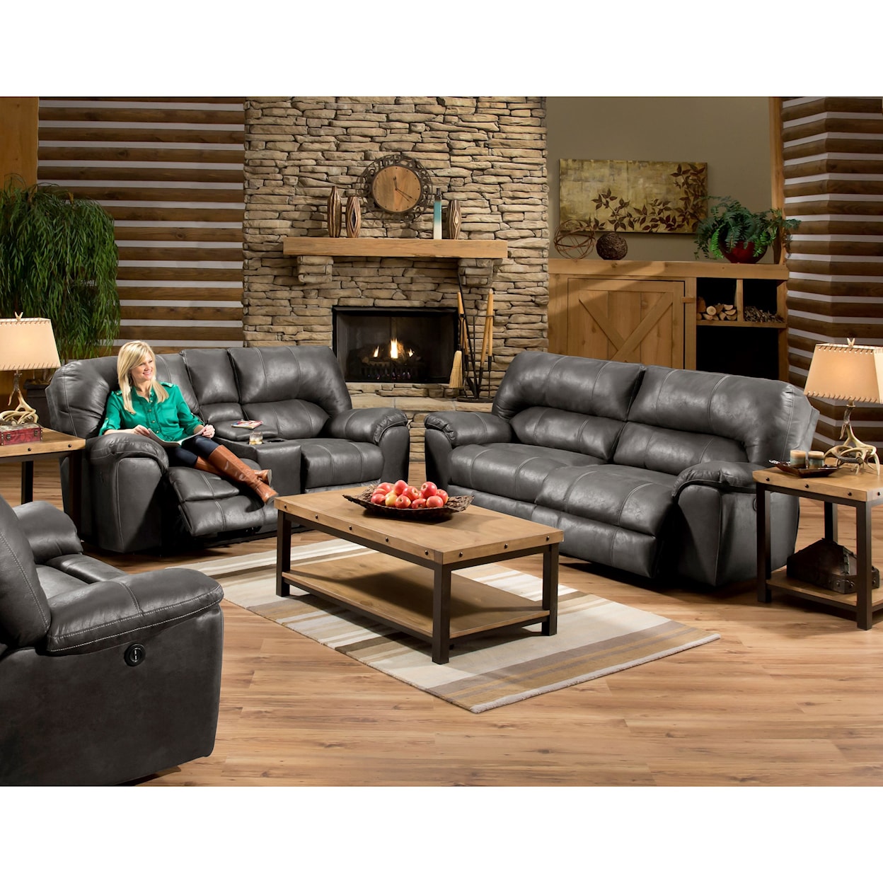 Peak Living AF740 Power Reclining Sofa