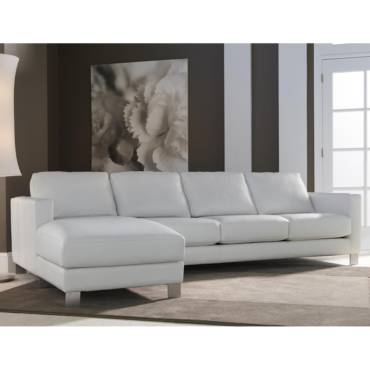 American Leather Alessandro Sofa with Chaise