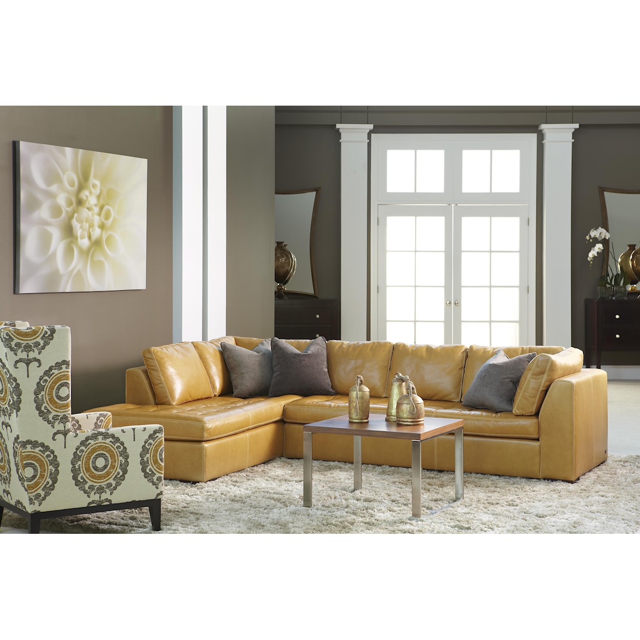 American Leather Astoria Sectional Sofa