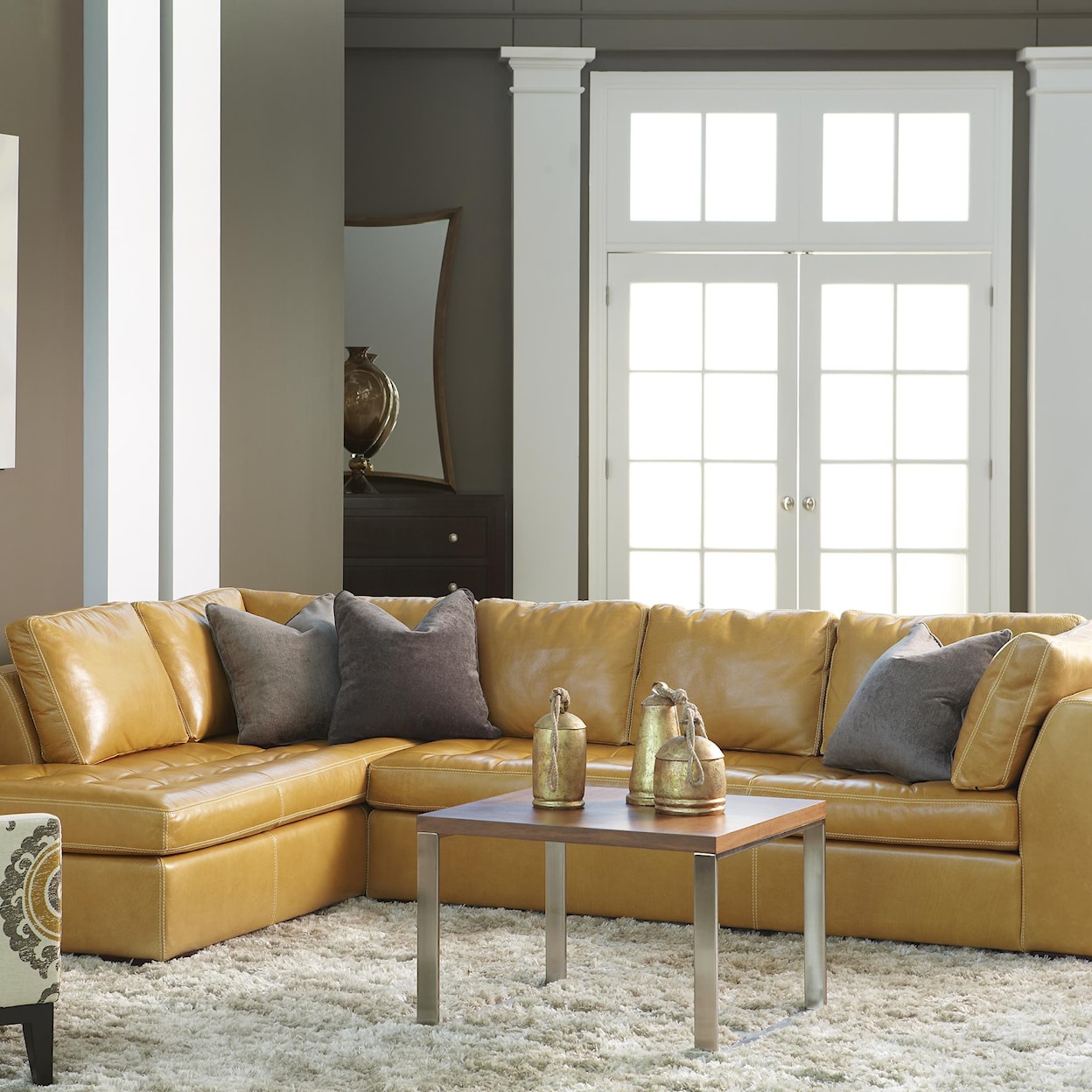 American Leather Astoria Sectional Sofa