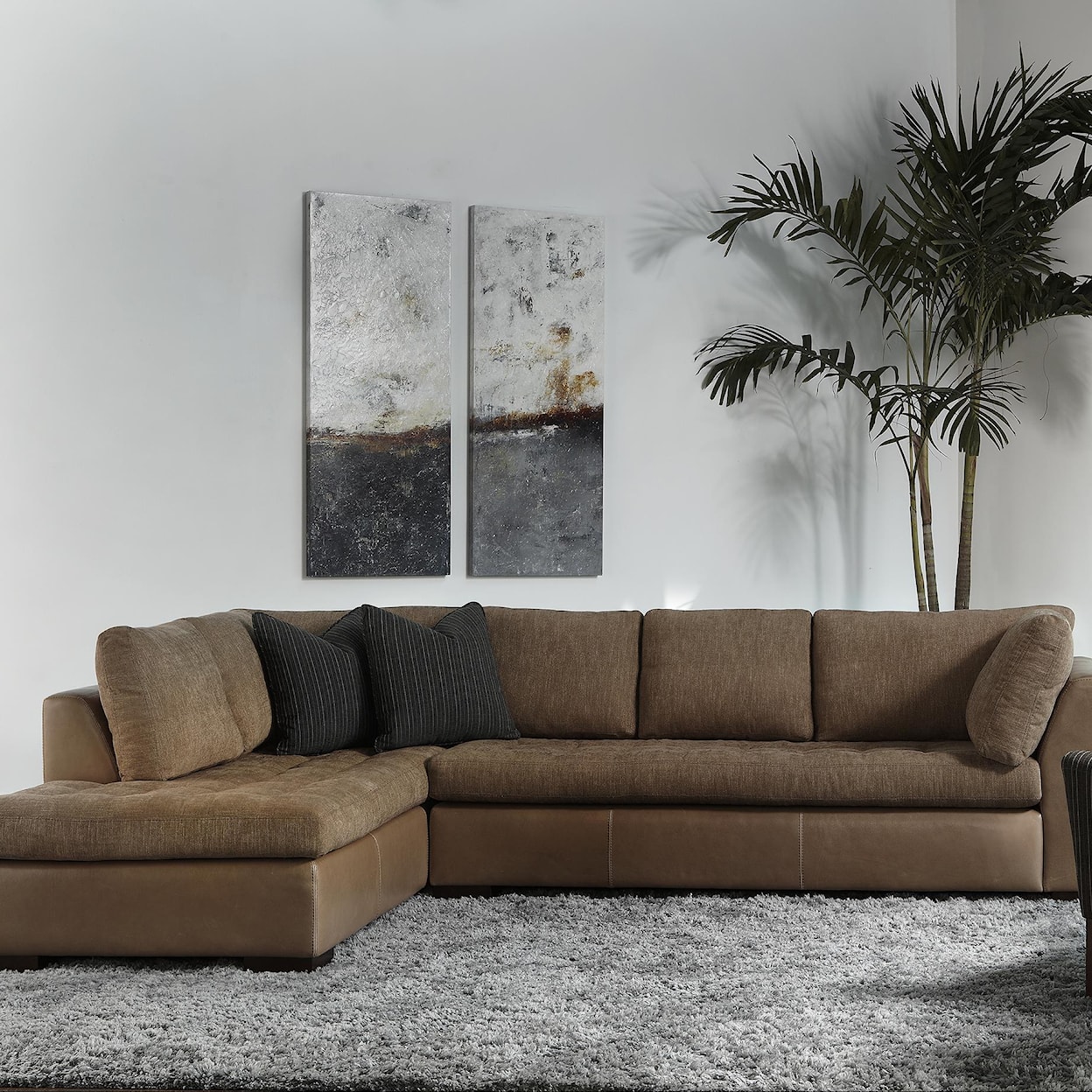 American Leather Astoria Sectional Sofa