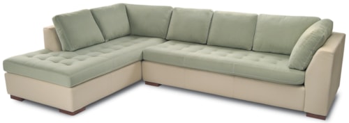 Casual Sectional with Right Arm Chaise