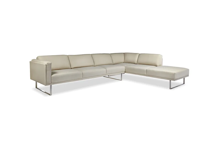 Berkley Sectional by American Leather at Reeds Furniture