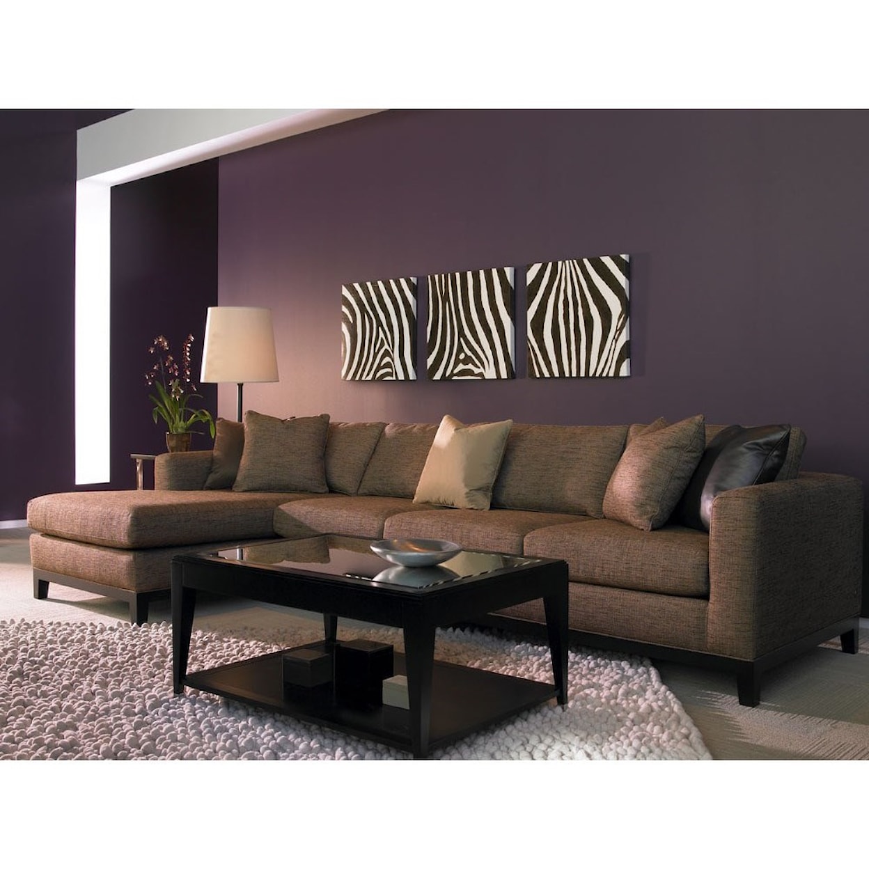 American Leather Brooke Sofa with Chaise