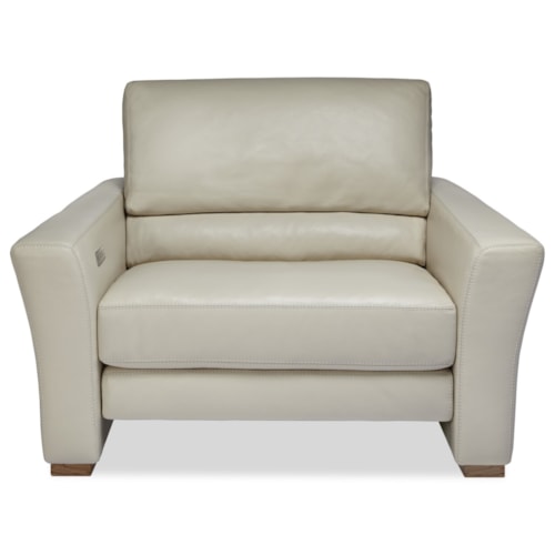 Modern Power Reclining Chair and a Half with USB Port