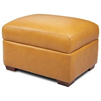 Contemporary Rectangular Storage Ottoman