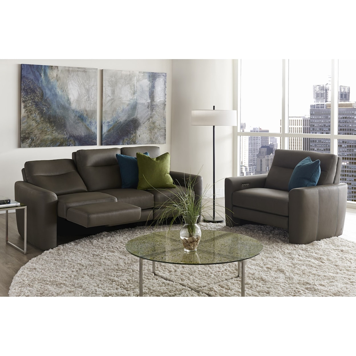 American Leather Chelsea - Style in Motion Reclining Living Room Group