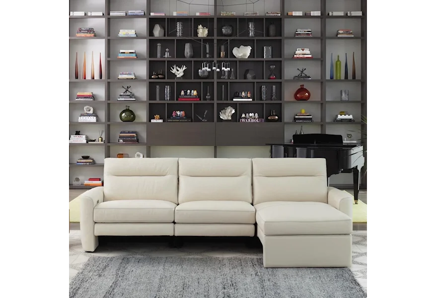 Chelsea - Style in Motion Power Reclining Sofa with Chaise by American Leather at Reeds Furniture