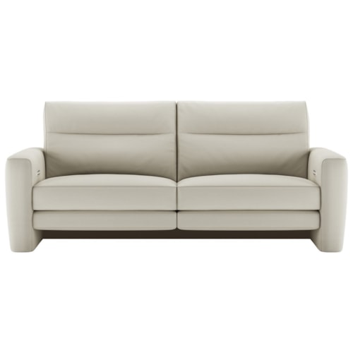 Contemporary Power Reclining Sofa with USB Port
