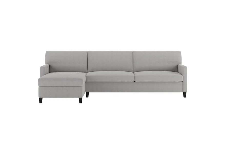 Conley 2 Pc Sectional Sofa w/ Sleeper & RAS Chaise by American Leather at Reeds Furniture