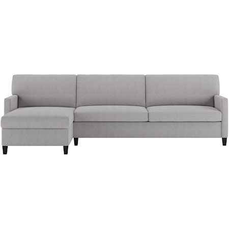 2 Pc Sectional Sofa w/ Sleeper & RAS Chaise