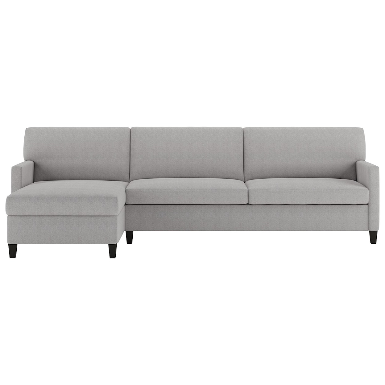 American Leather Conley 2 Pc Sectional Sofa w/ Sleeper & RAS Chaise