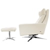 American Leather Cumulus Leather Chair and Ottoman