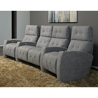 Contemporary Power Reclining Theater Seating