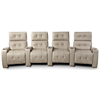 Contemporary Power Reclining Theater Seating