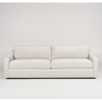 Contemporary 2-Seat Sofa with Sloped Arms