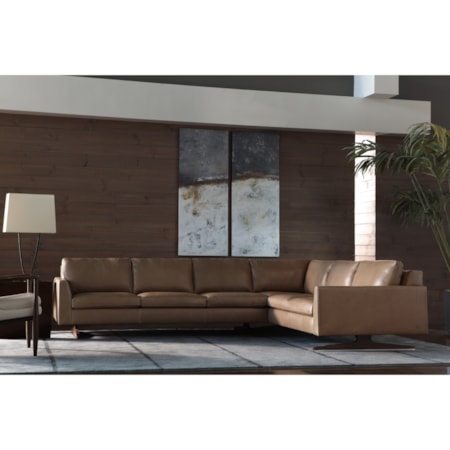 5-Seat Sec Sofa w/ Right Arm Sitting Sofa