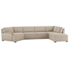 American Leather Gaines 3 Pc Sectional w/ Queen Sleeper & LAS Chaise