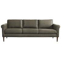 Contemporary 3 Seat Rolled Arm Sofa