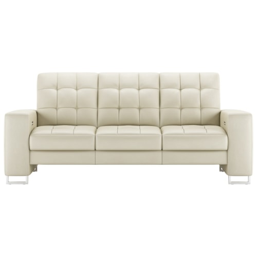 Contemporary Power Reclining Sofa with USB Port