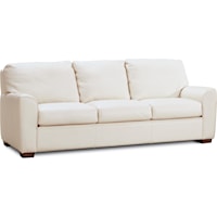 Casual Sofa with Loose Pillows and Cushions