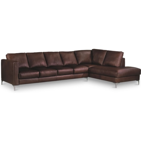 5-Seat Sectional w/ Left Arm Sitting Chaise