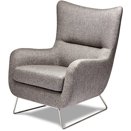 Contemporary Wing Back Chair