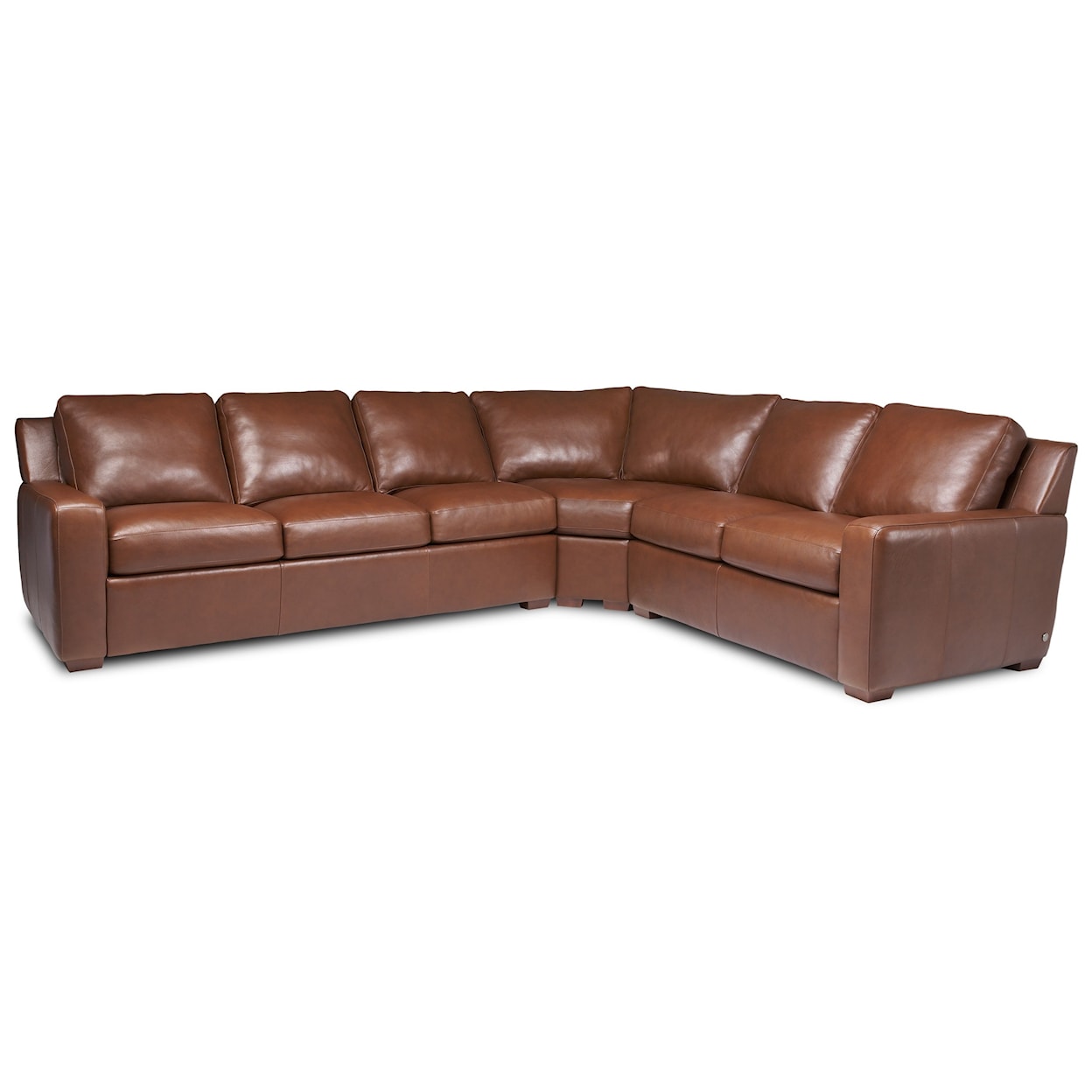 American Leather Lisben L-Shaped Sectional