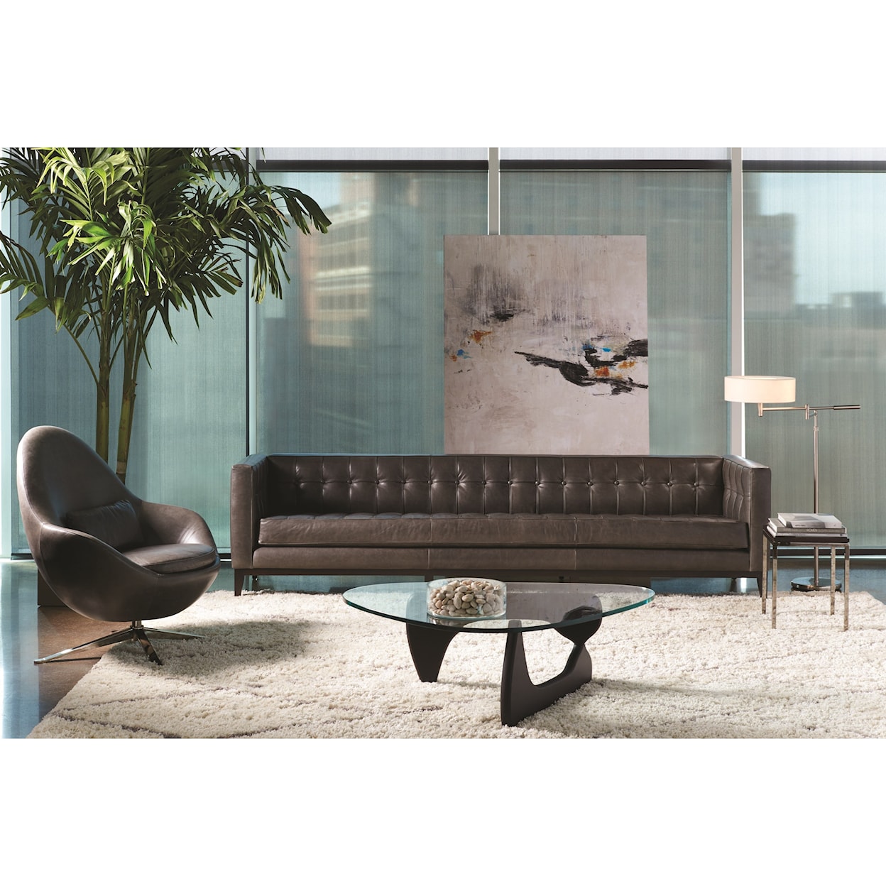 American Leather Luxe 110" Sofa