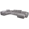 American Leather Malibu 4-Seat Sectional w/ Left Arm Sitting Chaise