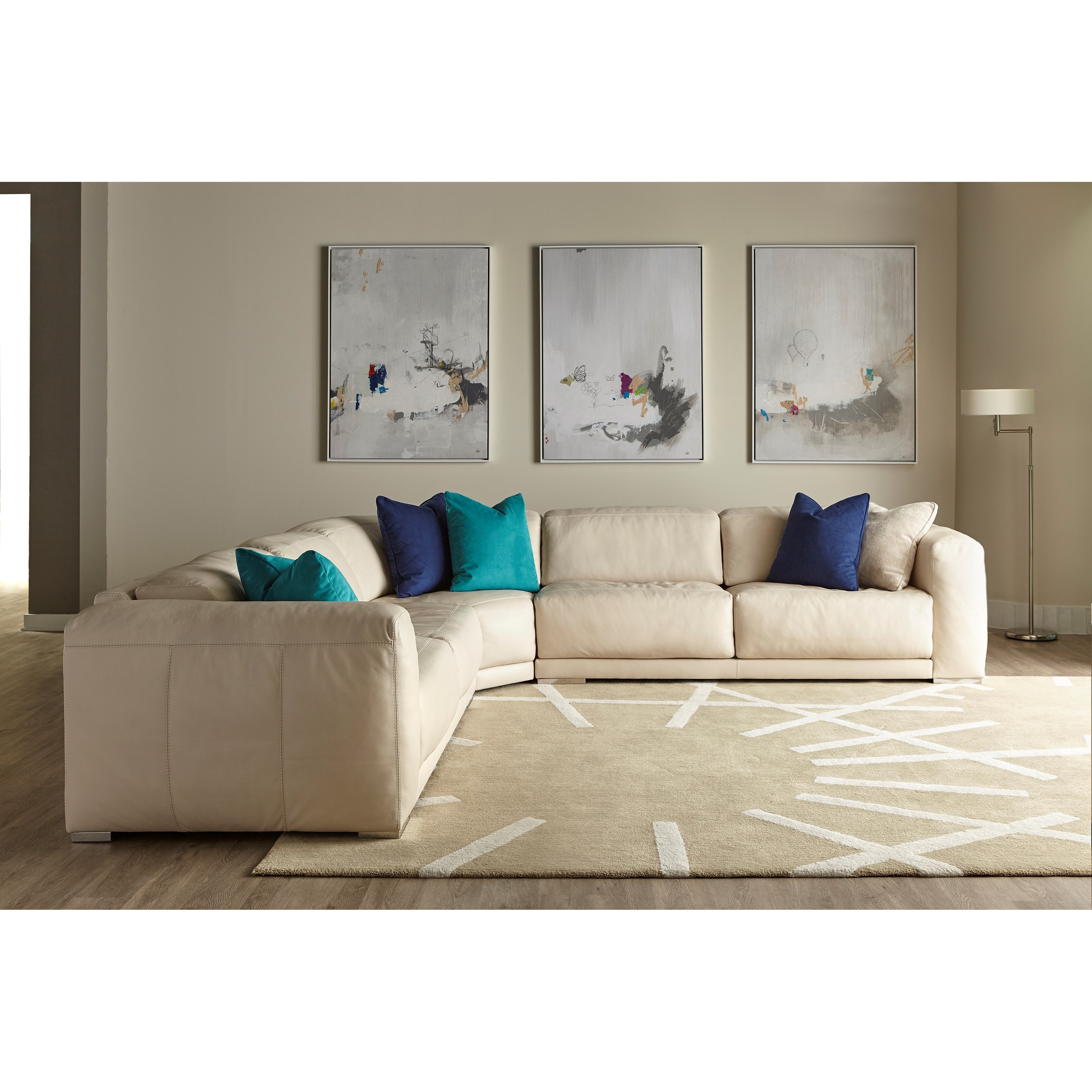 4-Seat Sectional Sofa 