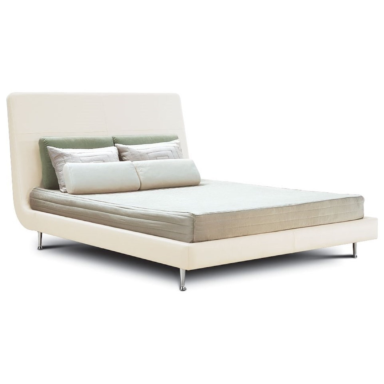 American Leather Menlo Park Bed Queen Upholstered Bed