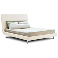 Contemporary Full Upholstered Bed