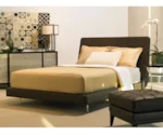 American Leather Menlo Park Bed Queen Upholstered Bed