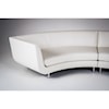 American Leather Menlo Park 5-Seat Sectional w/ Left Arm Chaise & Otto