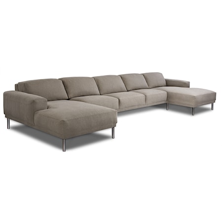 5-Seat Chaise Sofa