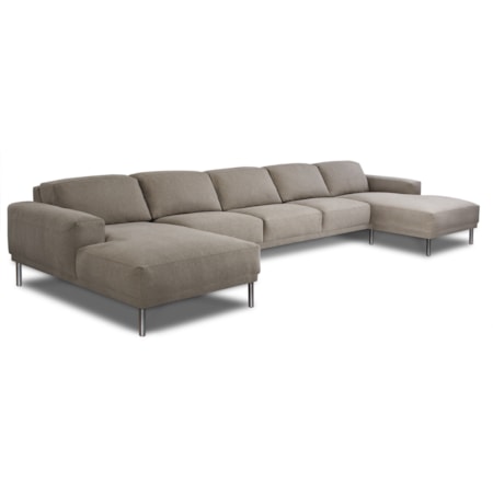 5-Seat Chaise Sofa