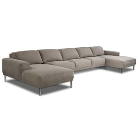 5-Seat Chaise Sofa