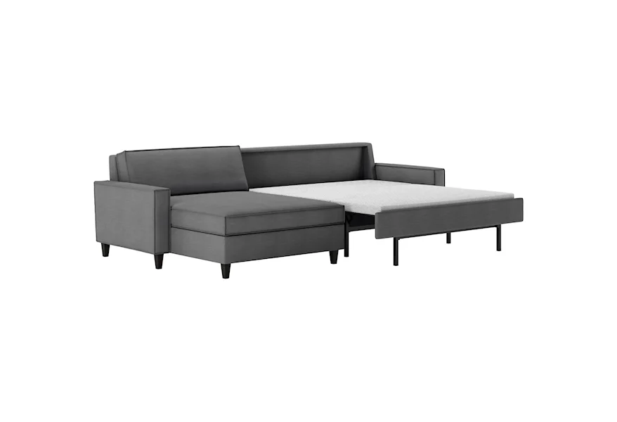 Mitchell 2 Pc Sectional Sofa by American Leather at Saugerties Furniture Mart