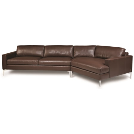 3-Seat Sectional Sofa w/ LAS Cuddler
