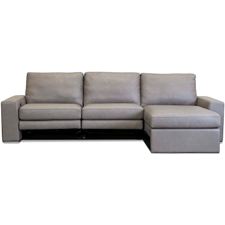 Power Reclining Sectional Sofa w/ RAF Chaise