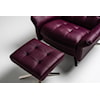 American Leather Pileus Swivel Glider Recliner & Ottoman Set - Large