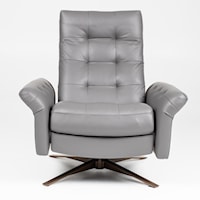 European-Style Fully Adjustable Swivel Glider Recliner - Extra Large Size
